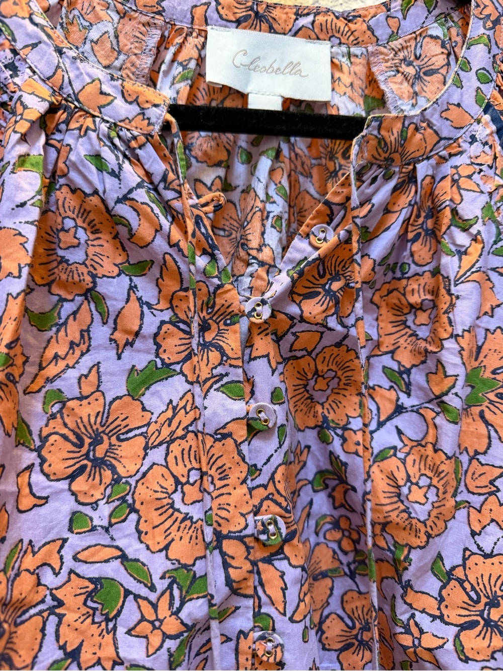 $228 MSRP Cleobella Jaclyn Mini Dress in Asilah Print Medium, will fit Large - Picture 8 of 9